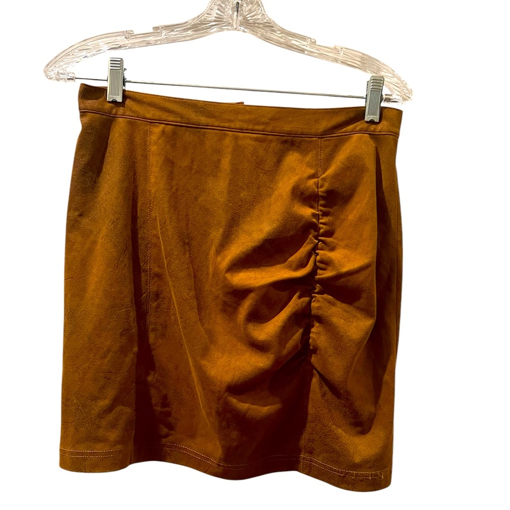 Free People vegan suede mini skirt, size medium